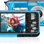 DOUBLE SCREENS WATERPROOF CAMERA (BLUE COLOR)