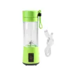 PORTABLE AND RECHARGEABLE BATTERY JUICE BLENDER - GREEN COLOR