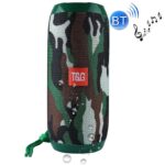 PORTABLE BT SPEAKER TG117 (GREEN BROWN BLACK PRINTED COLOR)