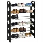 STACKABLE SHOE RACK - METAL PIPE