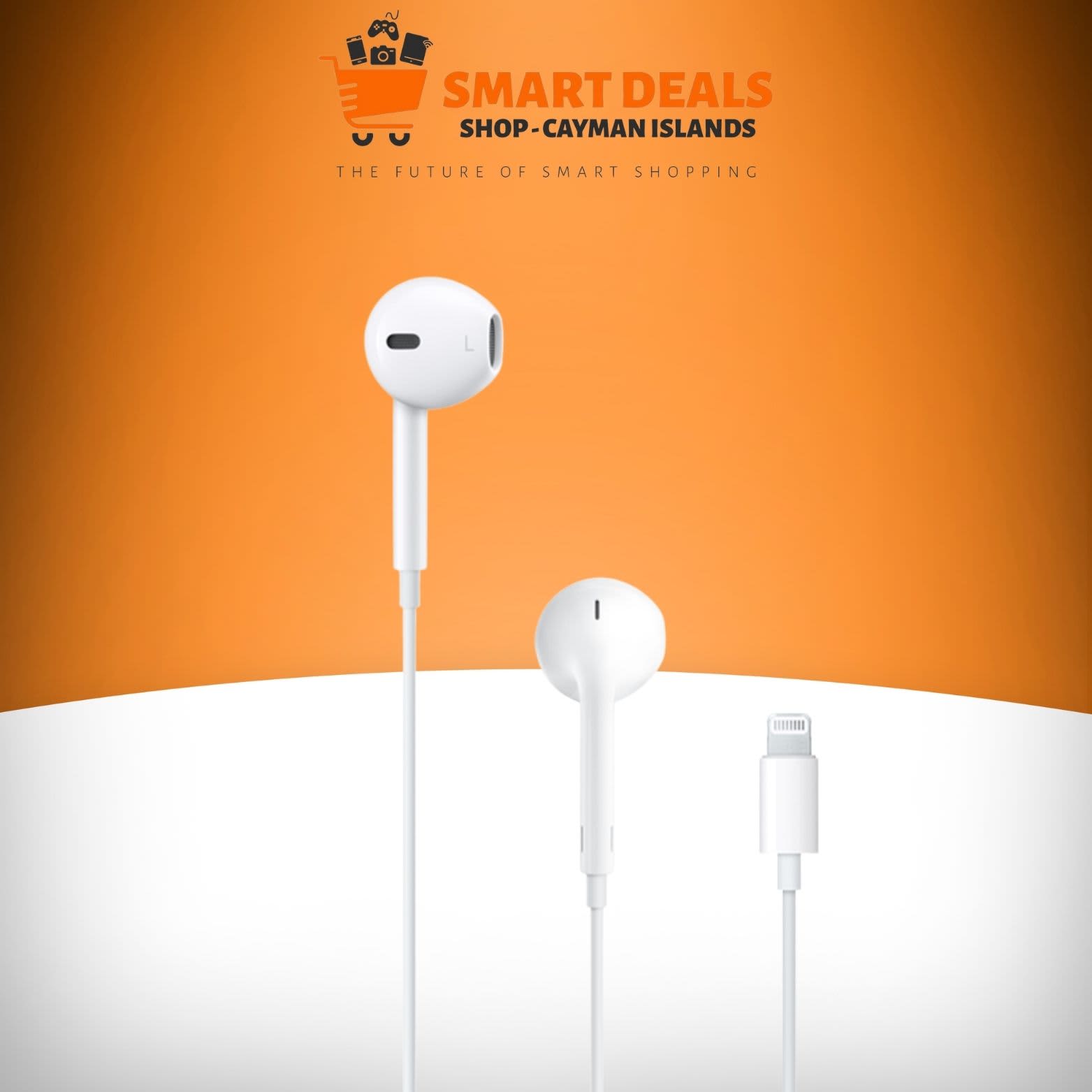APPLE EARPODS LIGHTNING CONNECTOR ( MMTN2ZM/A / MODEL A1748)