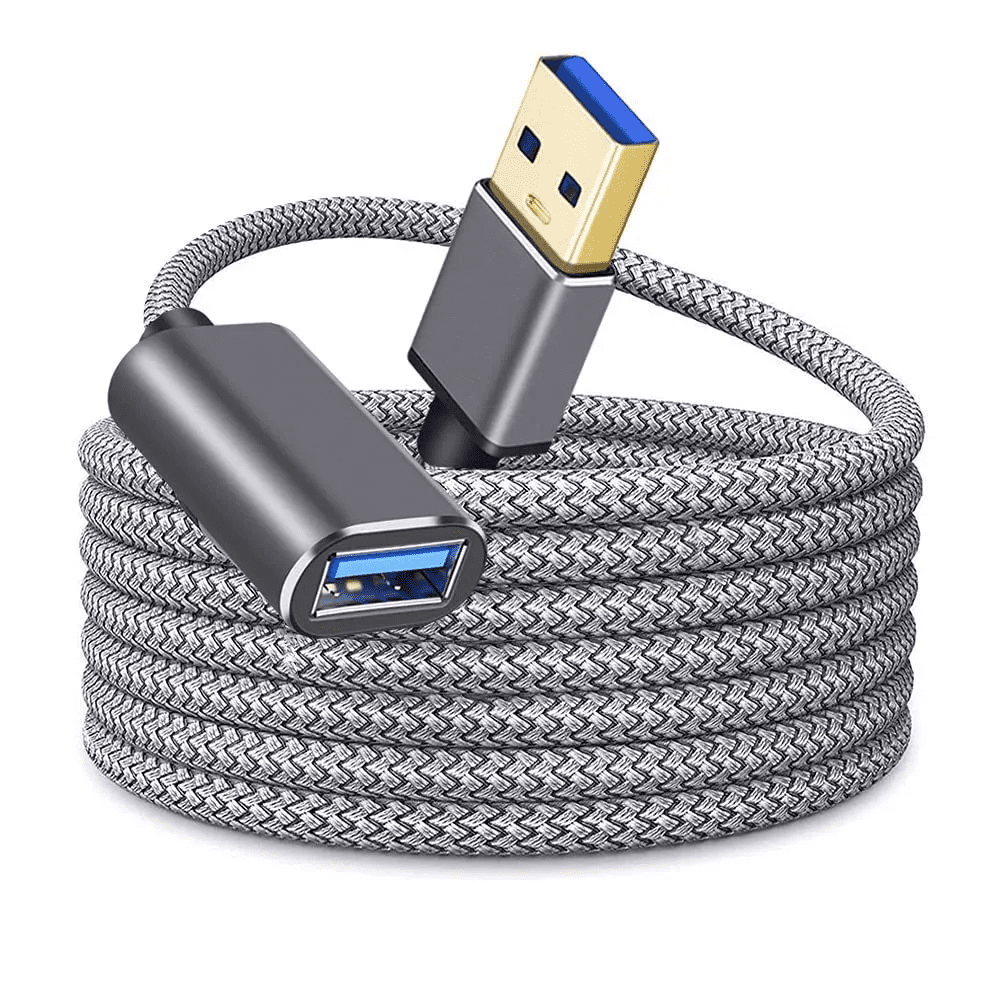CABLE – 3M USB 3.0 MALE TO FEMALE NYLON (GRAY COLOR)