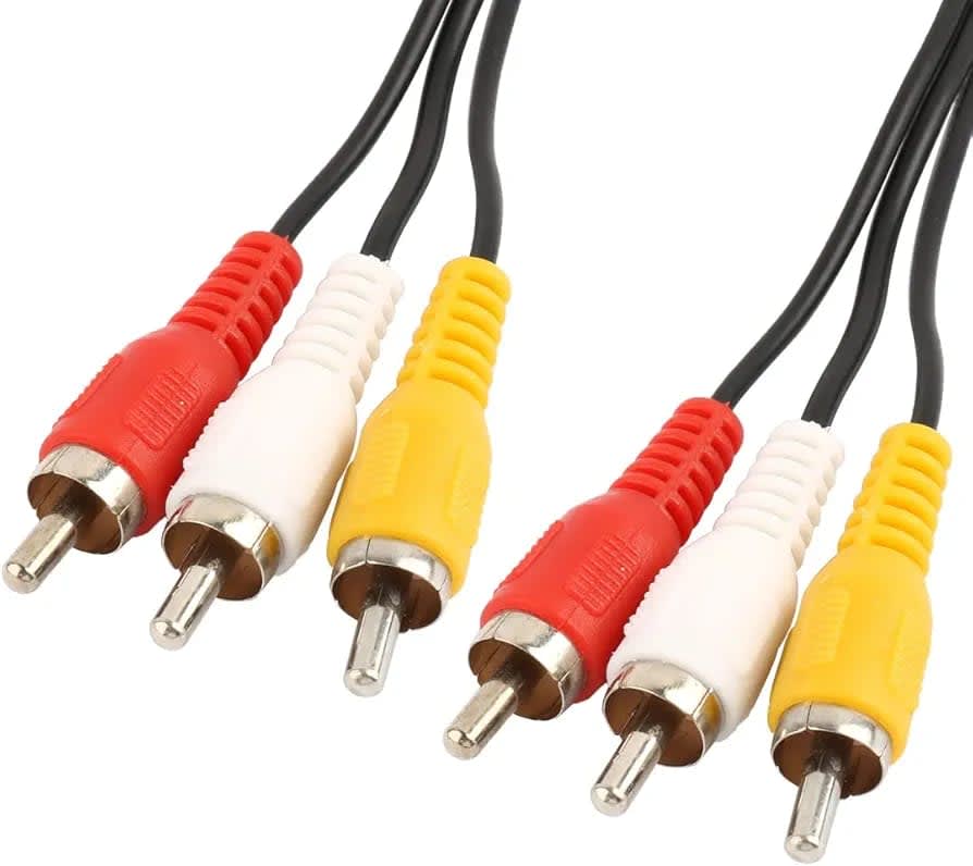 CABLE – 3RCA MALE TO MALE AUDIO VIDEO CABLE