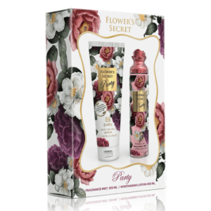 EMPER FLOWERS SECRET PARTY EDT GIFT SET 250 ML