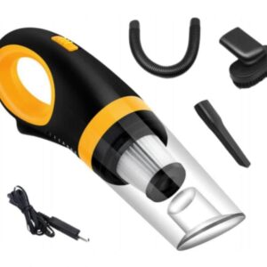 WIRELESS VEHICLE VACUUM CLEANER / RECHARGEABLE 120W - YELLOW BLACK COLOR
