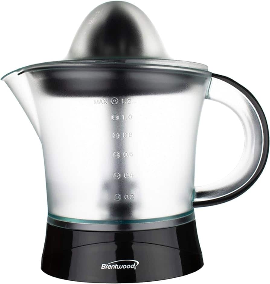 BRENTWOOD 1.2L CITRUS JUICE EXTRACTOR – BLACK COLOR