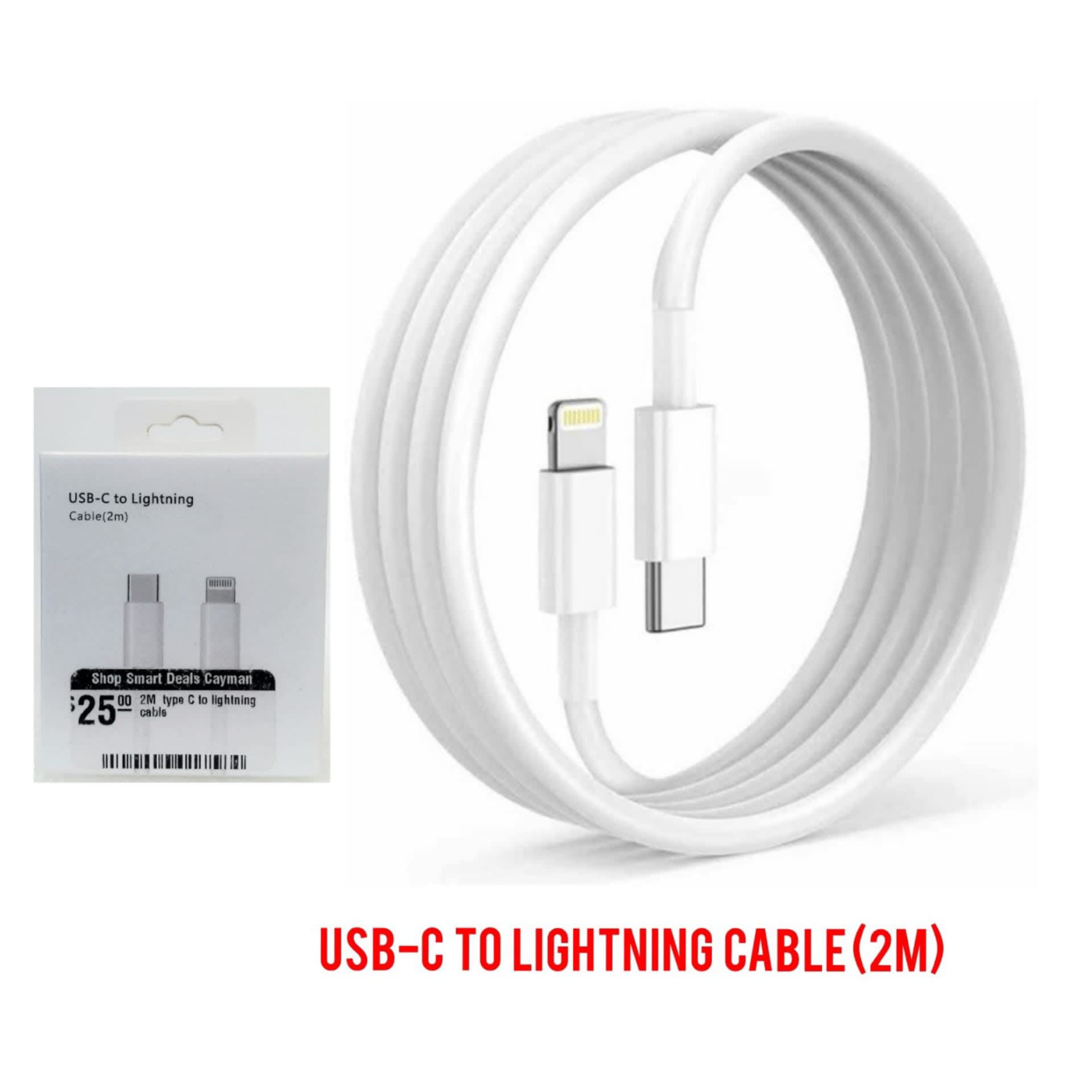 USB-C TO LIGHTNING CABLE (2M) – GENERIC