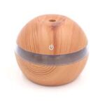 ULTRASONIC PERSONAL HUMIDIFIER 300ML - ROUND/LIGHT WOOD GRAIN COLOR