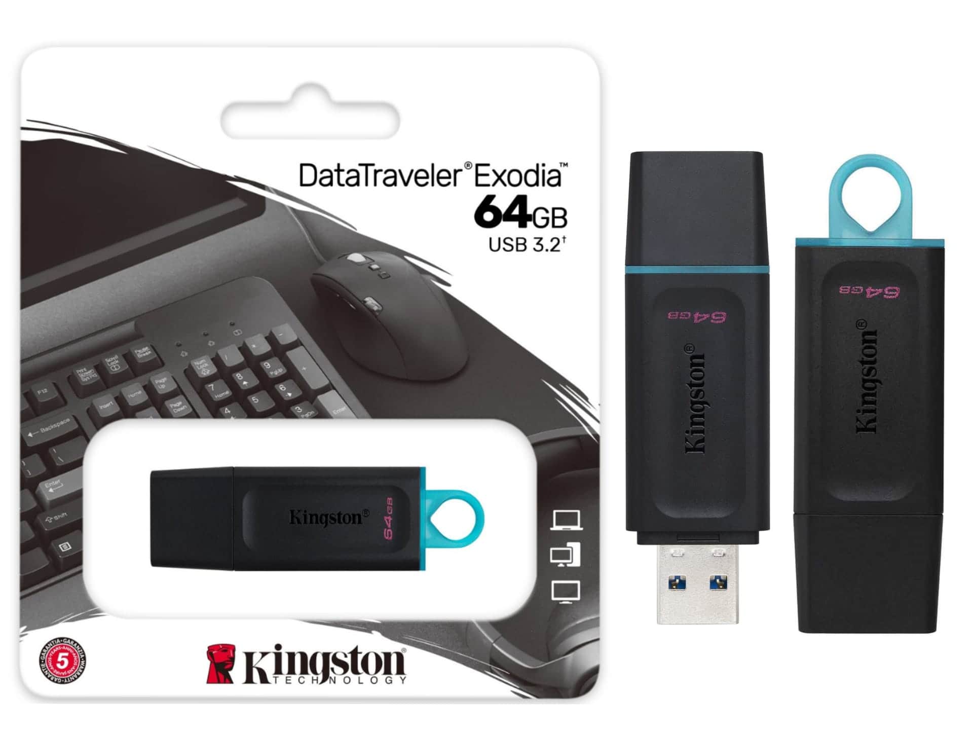 KINGSTON HIGH SPEED USB FLASH DRIVE 64 GB