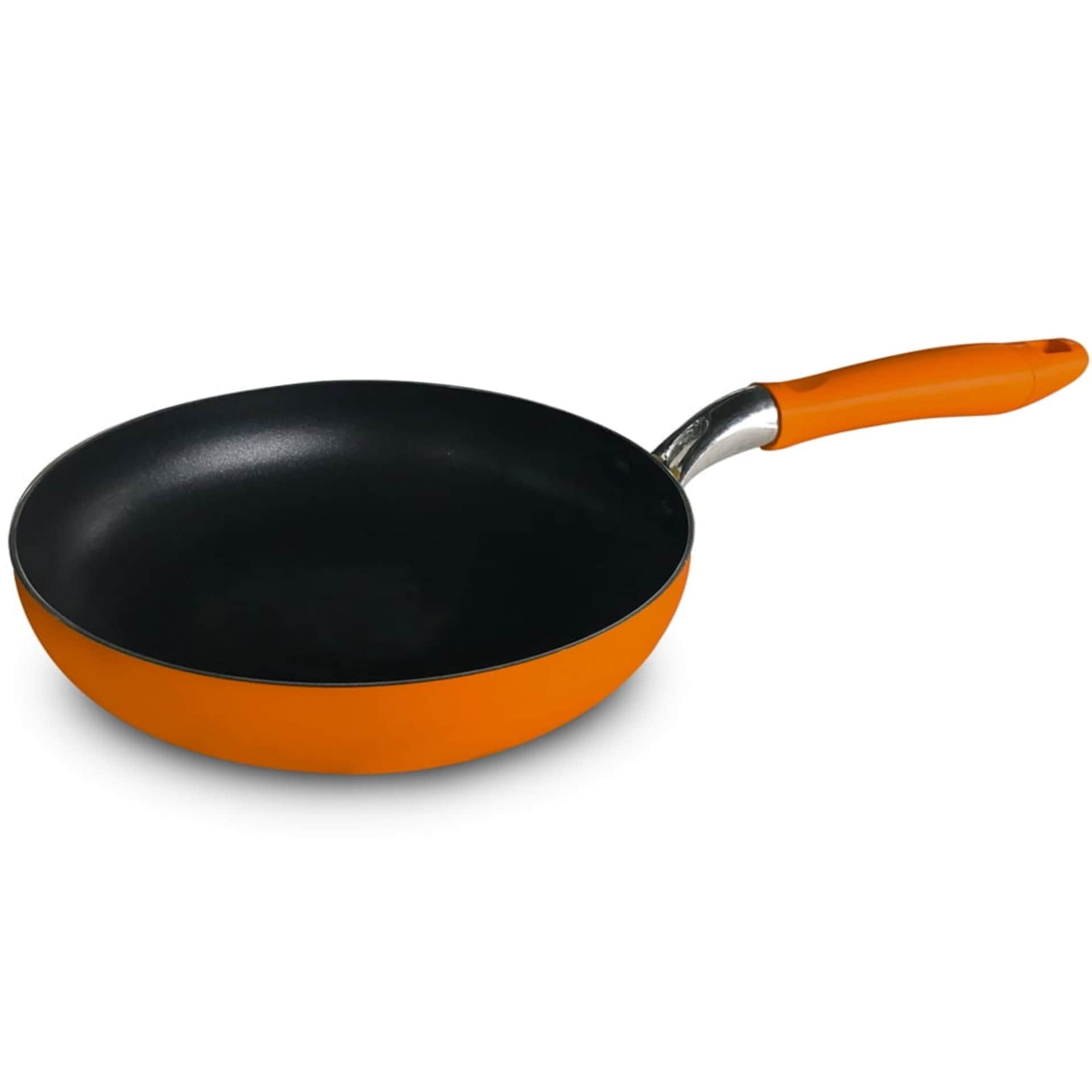 BENE CASA 10″ NON-STICK FRY PAN (ORANGE COLOR)