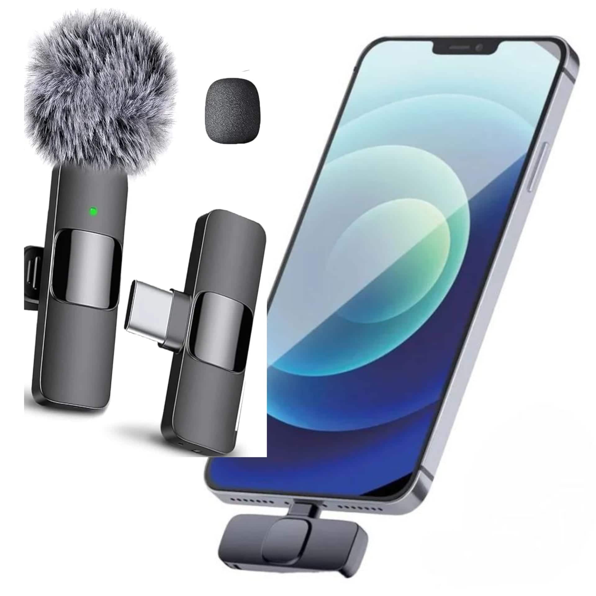 WIRELESS LAVALIER MICROPHONE (SUPPORT ONE TO ONE / FOR TYPE C)