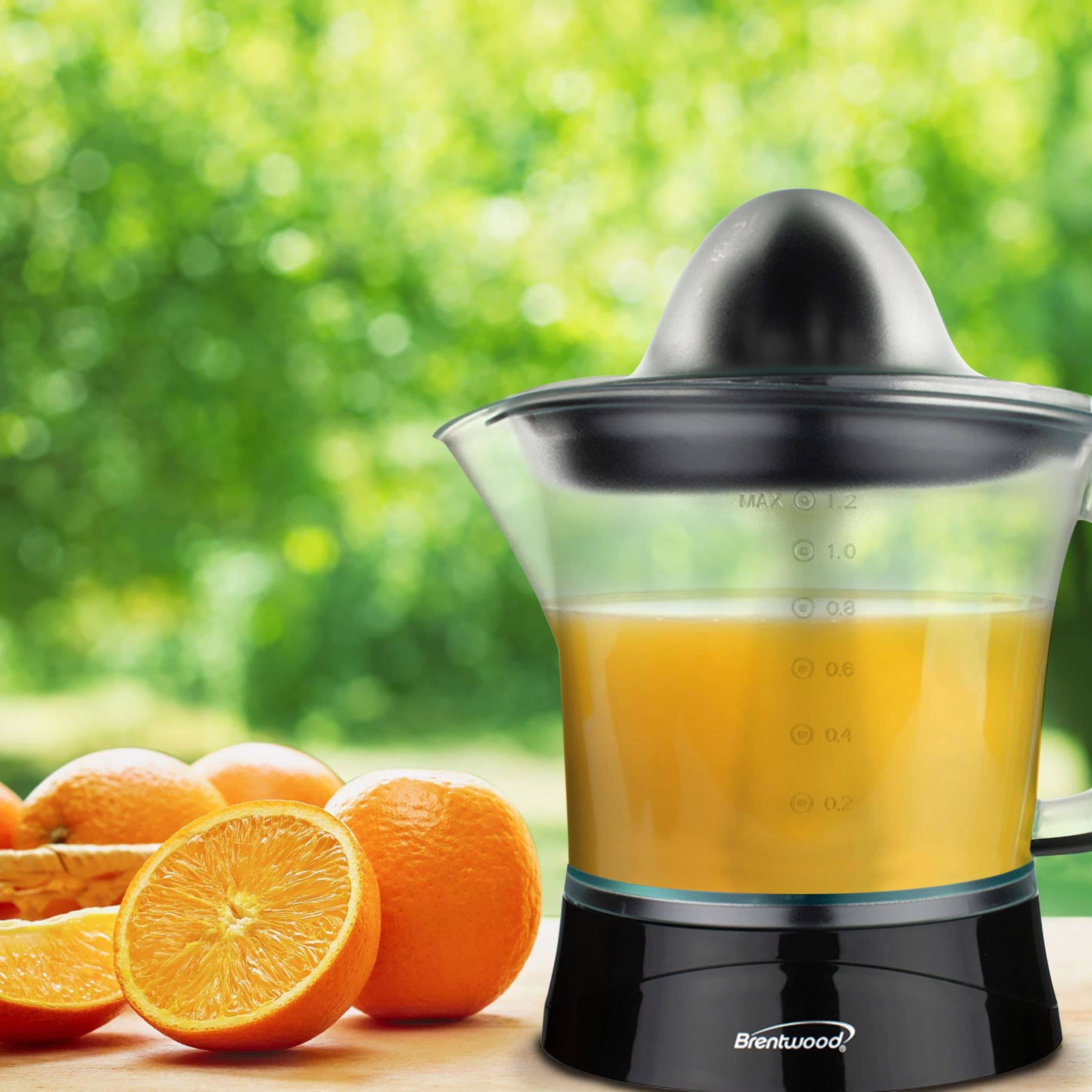 BRENTWOOD 1.2L CITRUS JUICE EXTRACTOR – BLACK COLOR
