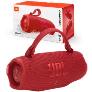 JBL CHARGE 6 PORTABLE BLUETOOTH SPEAKER IPX7/WATERPROOF (RED COLOR)