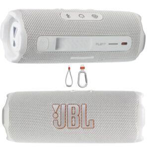 JBL FLIP 7 PARTYBOOST WIRELESS BLUETOOTH SPEAKER (WHITE COLOR)