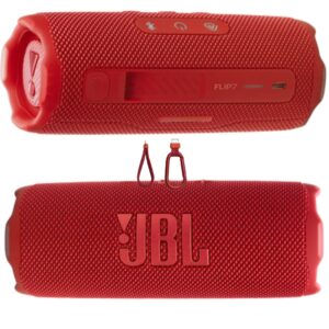 JBL FLIP 7 PARTYBOOST WIRELESS BLUETOOTH SPEAKER (RED COLOR)