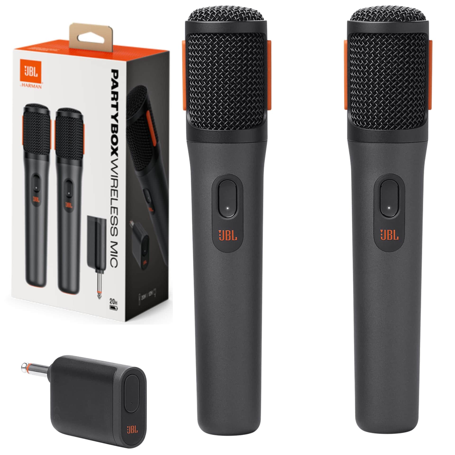JBL PARTYBOX WIRELESS MICROPHONES/RECHARGEABLE