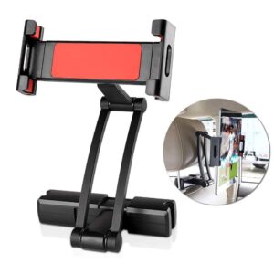 CAR HEADREST UNIVERSAL STRETCHABLE FOR SMARTPHONE/TABLET (RED)