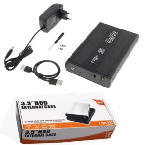 3.5" HARD DISK DRIVER EXTERNAL CASE/DRIVING ENCLOSURE (BLACK)